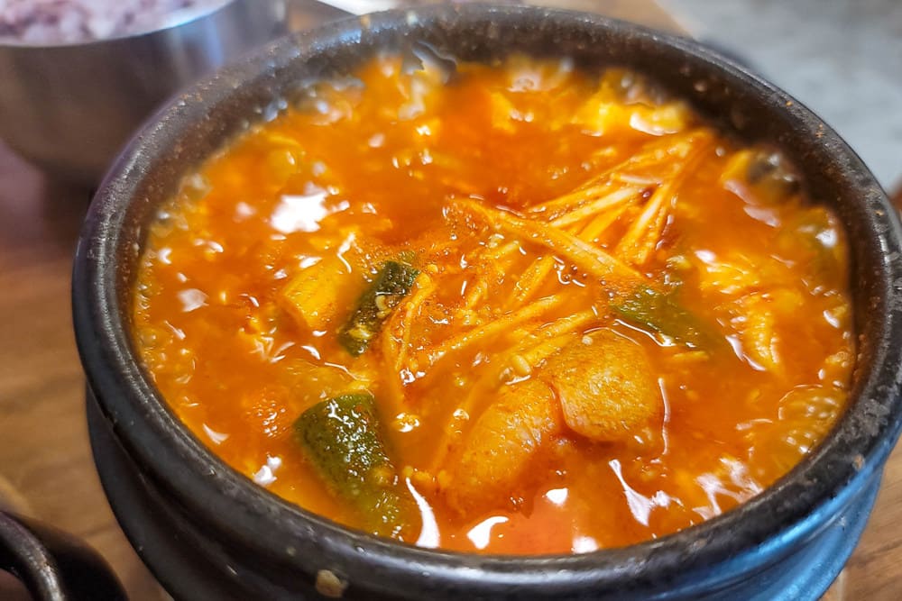 대구 동성로 맛집 신라식당 돌판 낙지 새우볶음 feat 주차