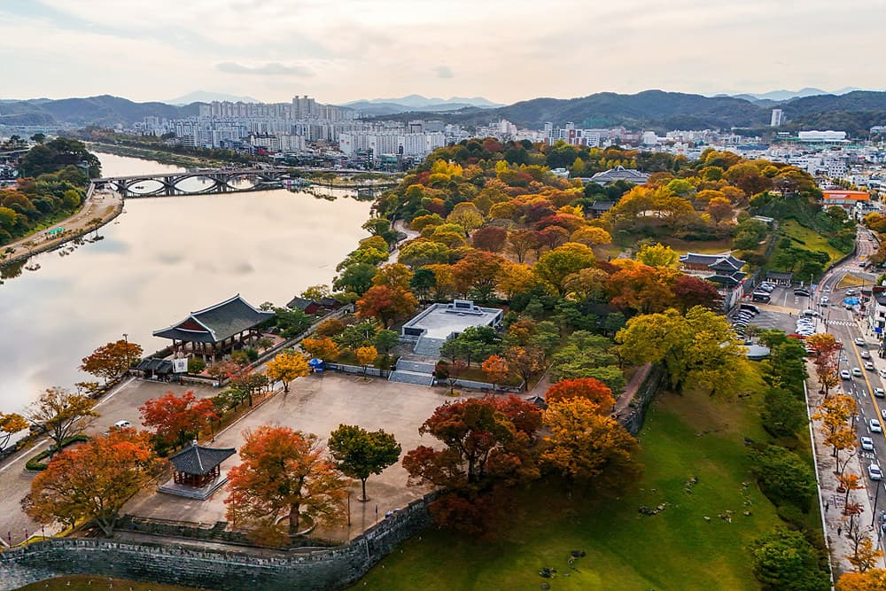 경남 진주 여행 진주성 촉석루 단풍 명소 feat 주차 가볼만한곳